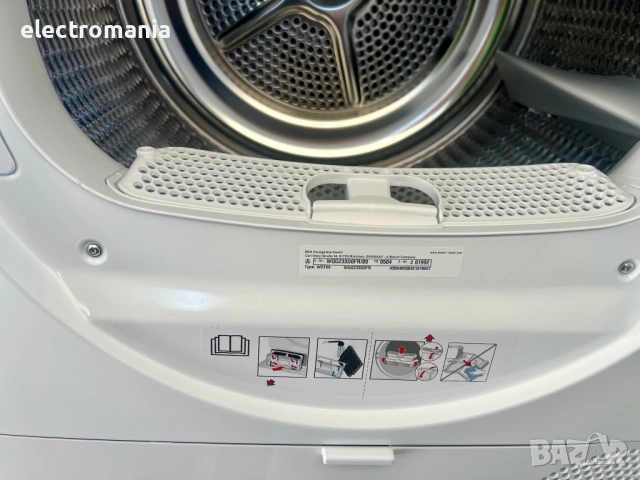 НЕУПОТРЕБЯВАНА!!!сушилня с термопомпа Bosch Serie 6 WQG233D0FR 8кг, снимка 8 - Сушилни - 54103490