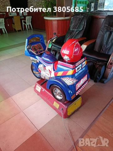 Детска клатушка - полицейски мотор, снимка 4 - Друго търговско оборудване - 54318327