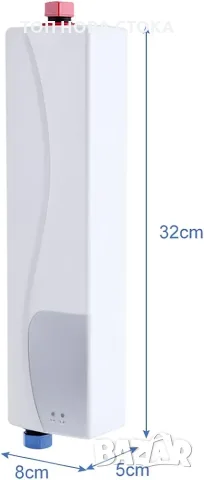 Проточен бойлер, мини безрезервоарен бойлер, 220V 3000W мини резервоар за топла вода , снимка 5 - Бойлери - 55409258