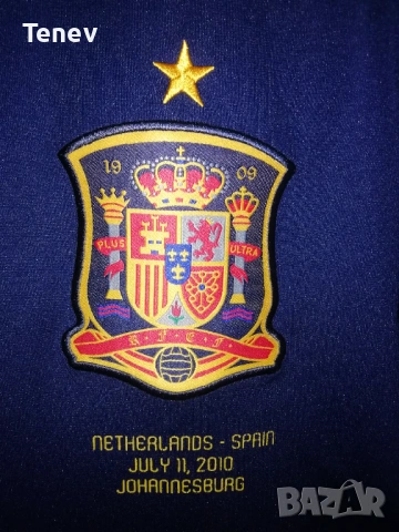 Spain Iniesta Final 2010 Adidas оригинална мачова тениска фланелка Испания Иниеста екип Световно , снимка 7 - Тениски - 43482299