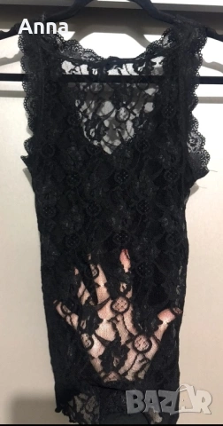 Гипюр потник 🔥. Размер M. Зелена пола като подарък 🎁💐, снимка 4 - Тениски - 54240192