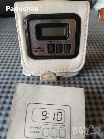 часовник за пътуване будилник ЦСКА, снимка 2 - Други - 54369259