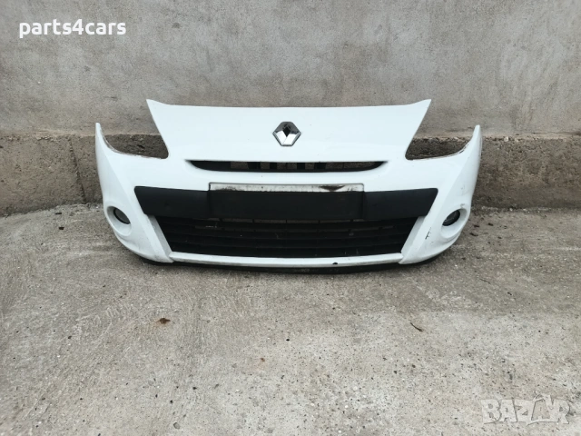 предна броня за рено клио 3 фейслифт 09 - 13 с маска решетки халогени RENAULT CLIO III FACELIFT