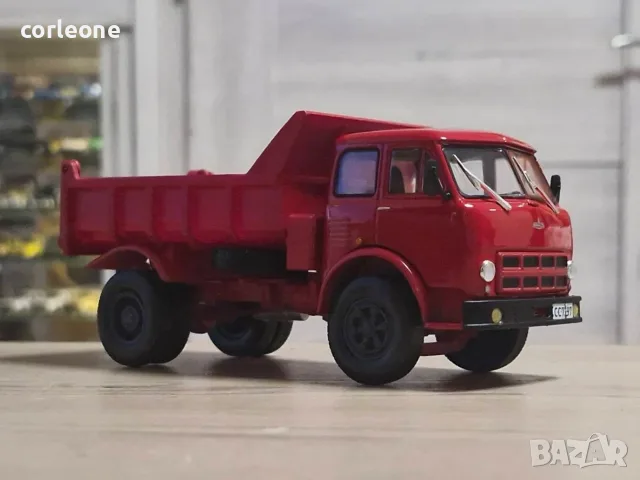 МАЗ 503 А самосвал 1970 - мащаб 1:43 на DeAgostini моделът е нов в блистер MAZ, снимка 6 - Колекции - 55567755