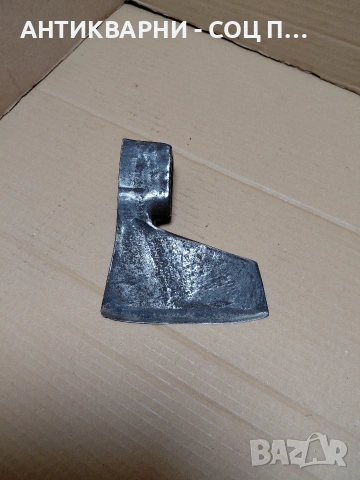 Соц Стара Ръчно Кована Брадва 1.250кг. НОМЕР 632., снимка 6 - Антикварни и старинни предмети - 54102120