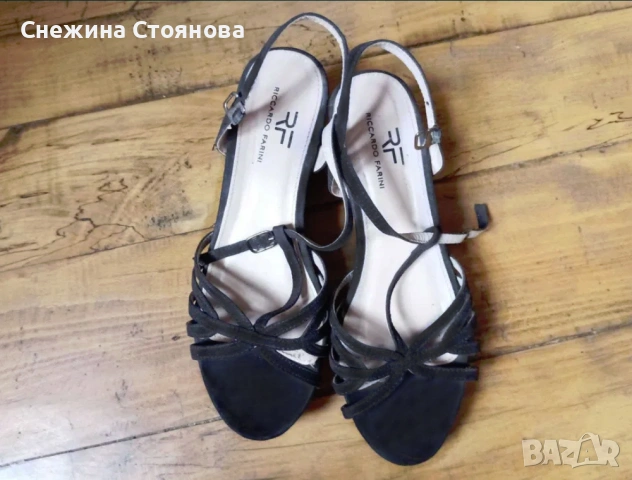Черни сандали 38 номер