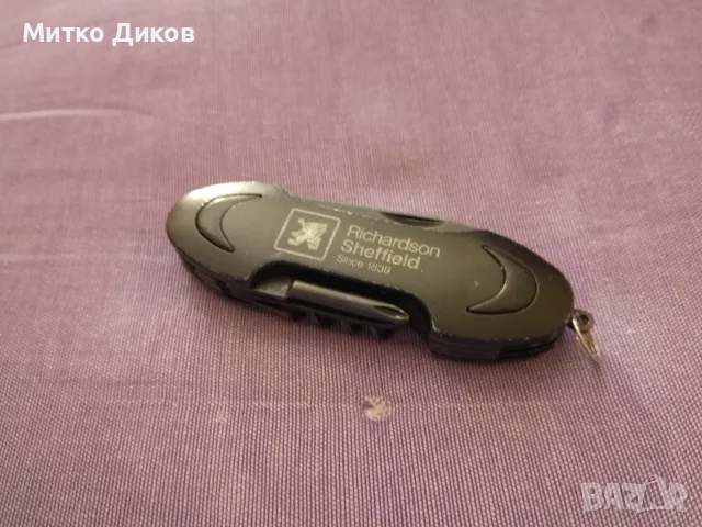 Richardson sheffield английско марково тип швейцарско джобно ножче без луфт като ново 8 части, снимка 2 - Оборудване и аксесоари за оръжия - 55479192