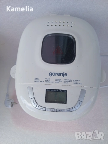 Хлебопекарна GORENJE , снимка 3 - Хлебопекарни - 54125713
