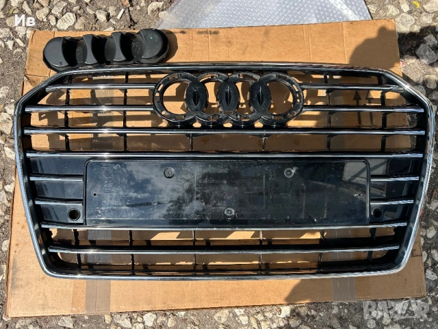 Решетка предна броня AUDI A6, снимка 2 - Части - 54565339