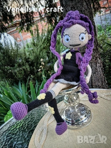 Плетена кукла Лили персонаж от игра / Lily Lovebraids Poppy Playtime , снимка 3 - Кукли - 54756386
