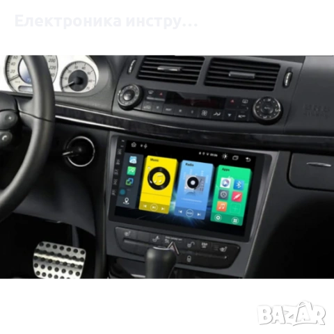 Android мултимедия GPS навигация CarPlay Android Auto + Камера – за Mercedes E-Class W211 CLS W219, снимка 3 - Аксесоари и консумативи - 53993076