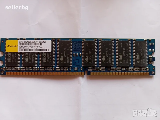 Памет RAM DDR1 512 mb / 400 / 2Rx8 / PC 3200U