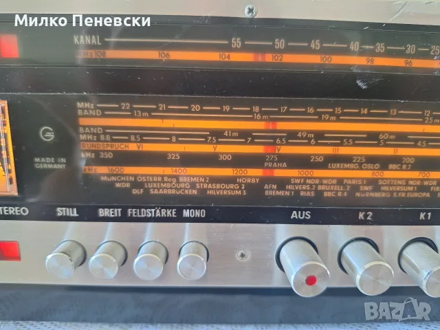 GRUNDIG RT 200 HI FI VINTAGE STEREO TUNER.BAUYAHRE 1971/72.NEUE PREIS-900 DM.FM 87,5-108 MHZ., снимка 4 - Ресийвъри, усилватели, смесителни пултове - 55493038