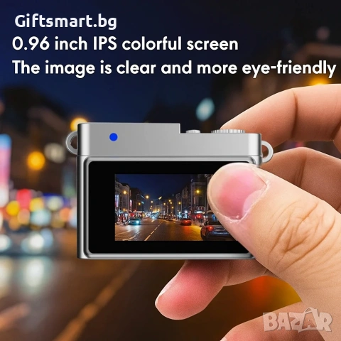 Мини цифров фотоапарат S150, 1080P Full HD video and image, В комплект с 32G micro SD, Ретро дизайн, снимка 10 - Фотоапарати - 54987100
