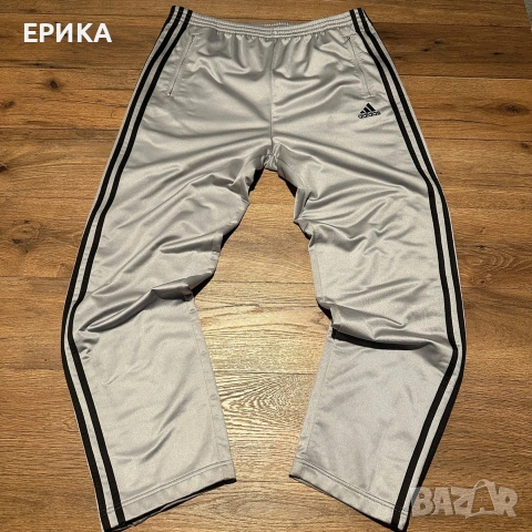 Vintage Adidas Silver Black Adibreak tracksuit pants анцунг