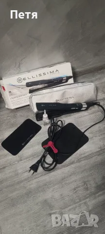 Преса за коса Imetec Bellissima Steam Elixir R9501 Керамика Черна, снимка 8 - Преси за коса - 55654153