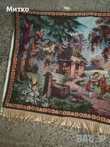 Старинен ковьор,покривка за стена, снимка 7 - Антикварни и старинни предмети - 55680608
