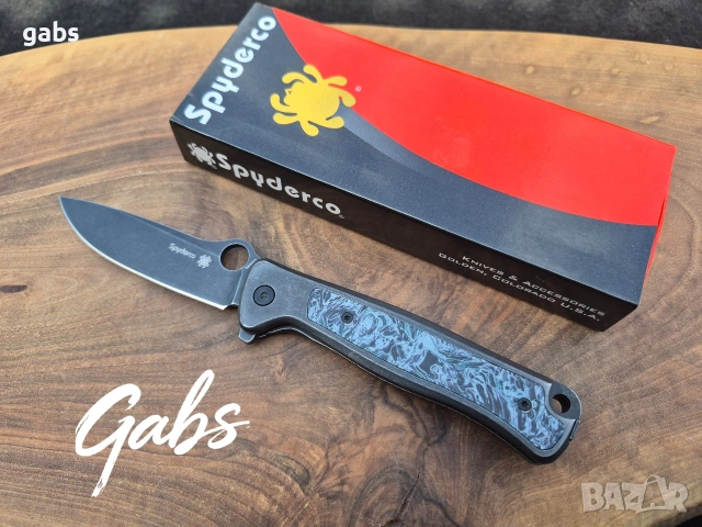 Сгъваем нож Spyderco/Lion Steel Slym C271, снимка 8 - Ножове - 54751313