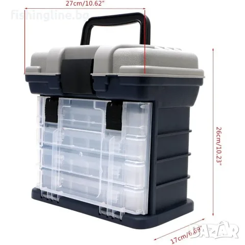 Layer Fishing Tackle Box – кутия за риболовни примамки и аксесоари