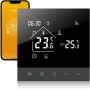 Beok WiFi Смарт термостат за подово отопление  , програмируем LCD Контрол Съвместим с Tuya – Черен, снимка 1
