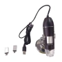 USB микроскоп 1600X с регулируемо LED осветление и стойка, снимка 6