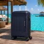 Куфар за ръчен багаж 55x40x23 PP 88001 – твърд куфар с 4 колела и TSA заключване , снимка 1