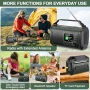 МУЛТИФУНКЦИОНАЛНО АВАРИЙНО СОЛАРНО РАДИО ,27000mah , снимка 6