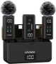 безжичен микрофон LVVIACE Wireless Lavalier Microphone 3 in 1, снимка 1