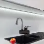 Нагревател за вода с гъвкав чучур, за стена/ за плот 3000W, черен, снимка 2
