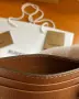 Кожено портмоне тип card holder, Burberry, тъмно кафяво, снимка 4