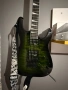 Jackson js32q transparent green burst електрическа китара, снимка 2