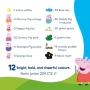 Нови Детски пастели 12 цвята Peppa Pig STAEDTLER Jumbo за оцветяване деца рисуване, снимка 5