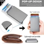 Сив алуминиев органайзер за безконтактни карти с RFID защита 4044, снимка 1