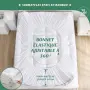 Бамбук топ матрак 140x190 см с 3D пълнеж до 30 см, снимка 5