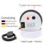 Километраж GPS Speedometer 85mm 0-60 km/h – GPS километраж с 7-цветна LED подсветка и одометър, IP67, снимка 2