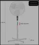 Вентилатор Clatronic 40cm., снимка 4