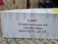 Керамична мивка за баня 121х46 см, снимка 4