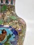 Елегантна декоративна китайска Cloisonné ваза, снимка 5