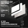 2 Pack LED Photography Lighting Kit, Arsoer 15W Video Lighting Kit, 2800-6500K, снимка 2