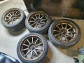 JR5 bronze 18 5x100/5x114.3 9.5j et22, снимка 1