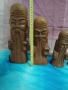 азиатски статуетки дърворезби , снимка 8