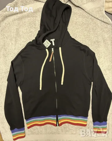 Loewe Rainbow Rib Zip Hoodie L (XL), снимка 9 - Суичъри - 55604141