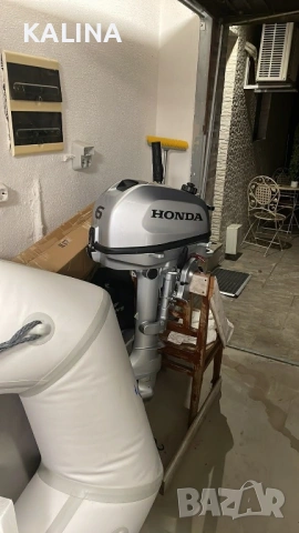 Надуваема лодка Admiral с двигател Honda, снимка 3 - Воден транспорт - 54256528