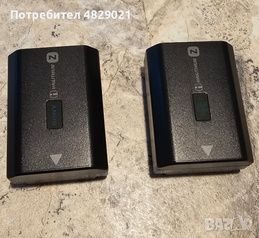 Оригинални Sony NP‑FZ100 – комплект от 2 батерии, отлично състояние