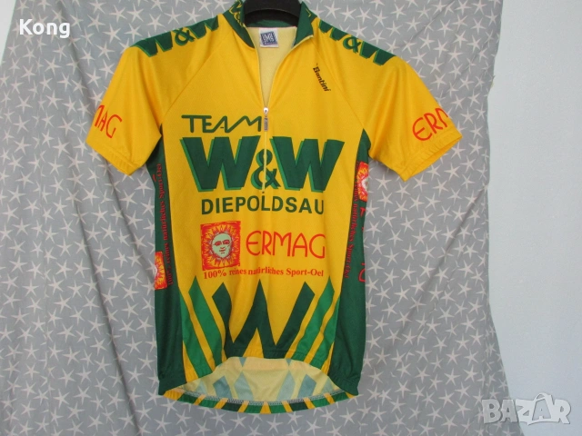 НОВО с етикети джърси CUORE Switzerland Diamond Gold Jersey Колоездене Santini SMS jersey