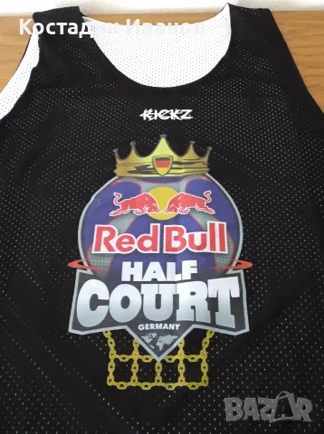 Red Bull Half Court Germany двулицев баскетболен потник XL, снимка 2 - Спортни дрехи, екипи - 55606657