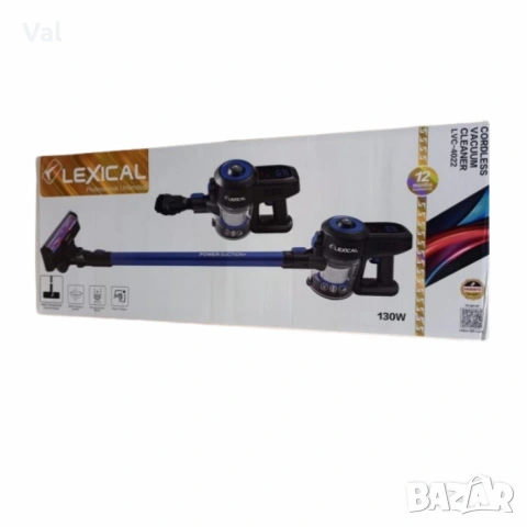 Безжична прахосмукачка Lexical 130W, снимка 5 - Прахосмукачки - 54896434
