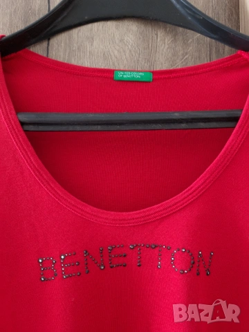 Дамска тениска Benetton , снимка 2 - Тениски - 54761954