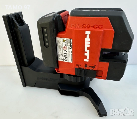 Hilti PM 20-CG A12 - Линеен лазер със зелен лъч като нов!, снимка 3 - Измервателни инструменти - 54716056