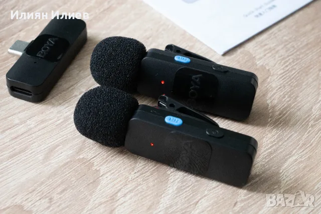 Микрофонна система BOYA BY-V20, снимка 4 - Микрофони - 55579059